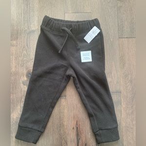 Brand new 2T fleece pants with functional drawstring